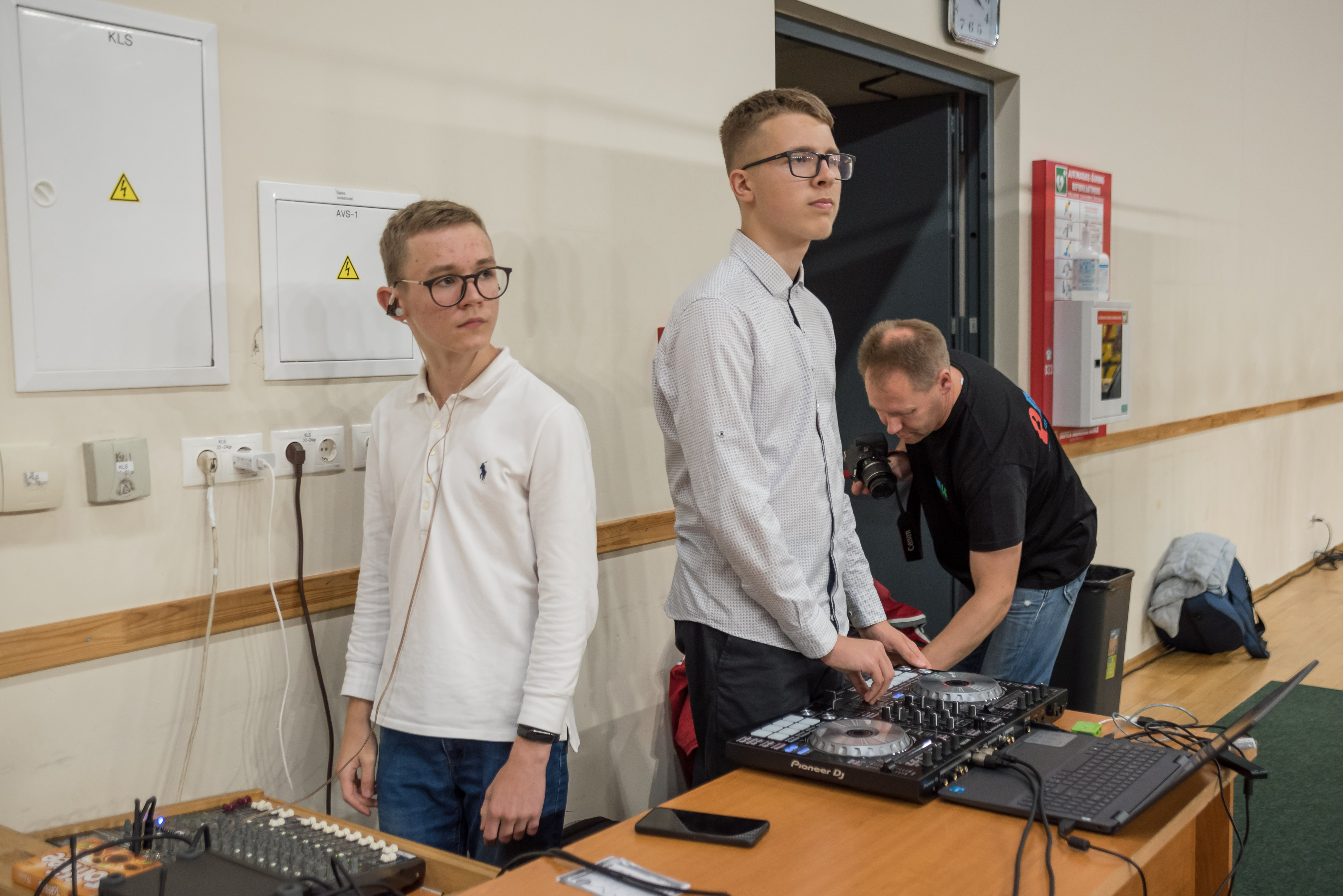 DJ ir garso studija – akimirka